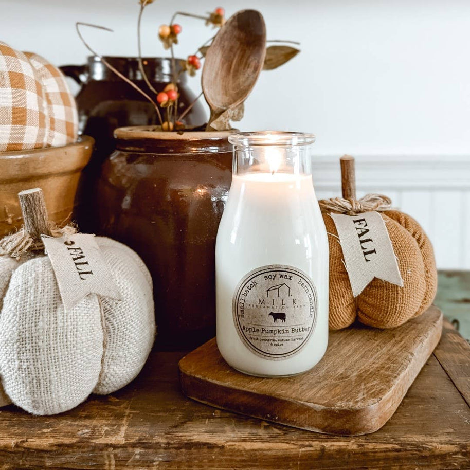 Milk Bottle Candle 13 oz