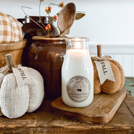 Milk Bottle Candle 13 oz