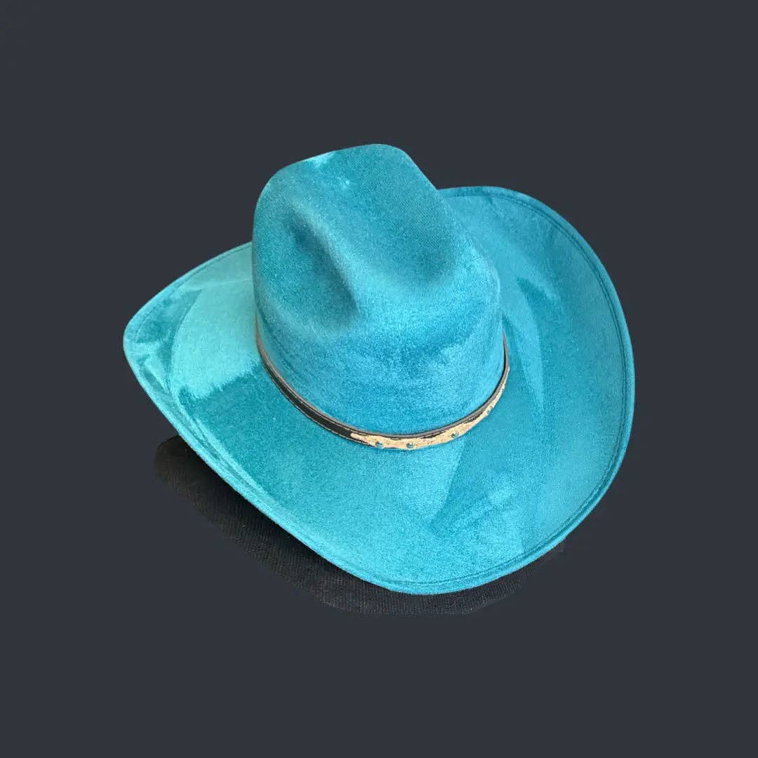 Vegan Suede Cowboy Hat 