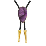 Gemstone Bolo Tie - Amethyst