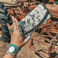 The Elva (Brown  Leather) Wallet a Haute Southern Hyde by Beth Marie Exclusive