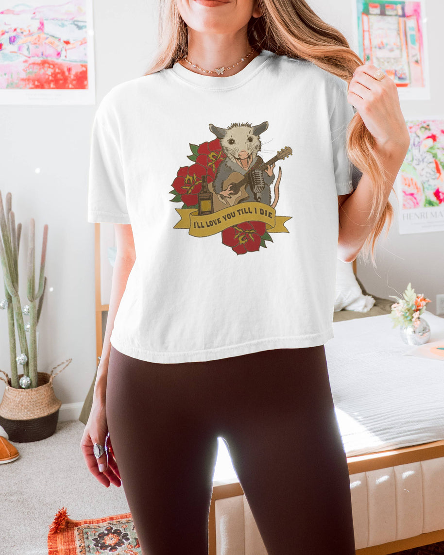 George Jones Boxy Crop Top