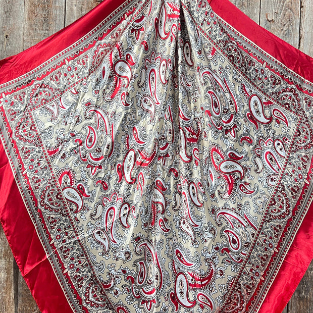 35X35"  Classic Paisley Wild Rag #WR2141
