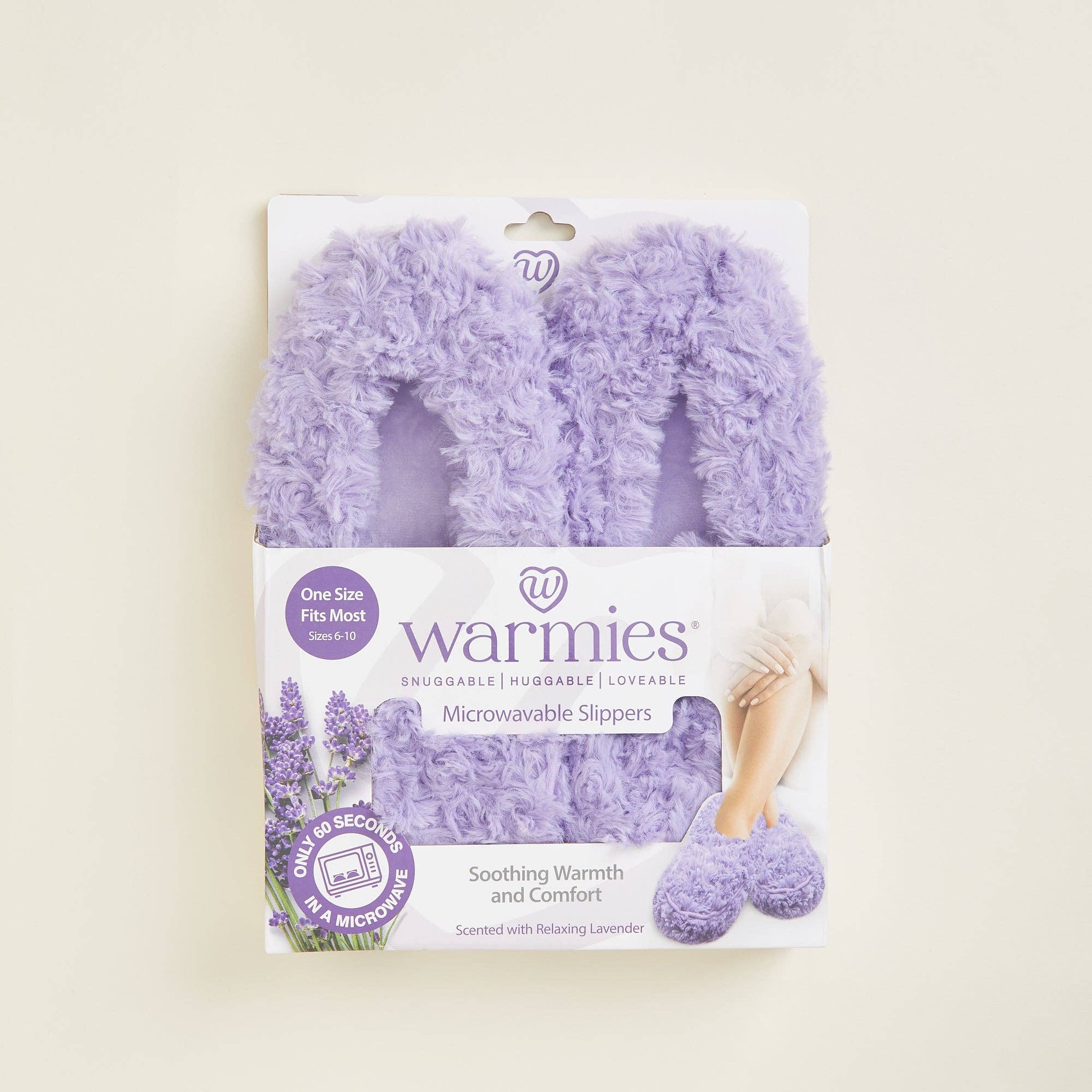 Curly Purple Warmies Slippers Gift for Teachers Back to School!