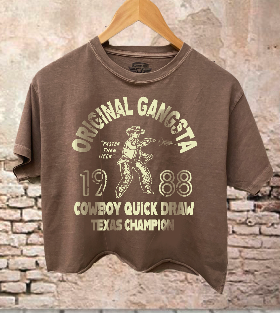 Original Gangsta Relaxed Crop T-shirt