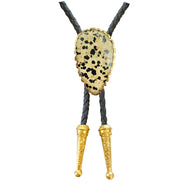 Gemstone Bolo Tie - Dalmatian Jasper