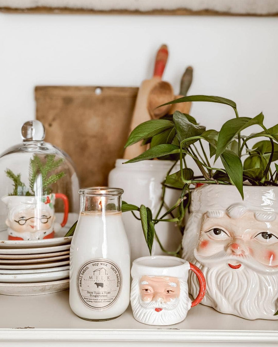 Milk Bottle Candle Grapefruit
