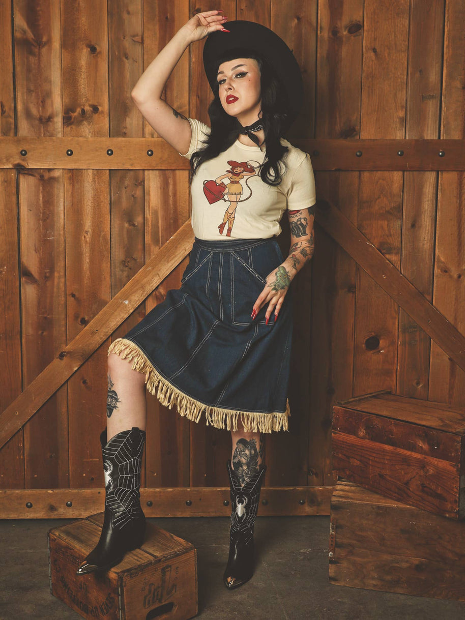 Heart Bandit Fitted Tee