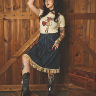 Heart Bandit Fitted Tee