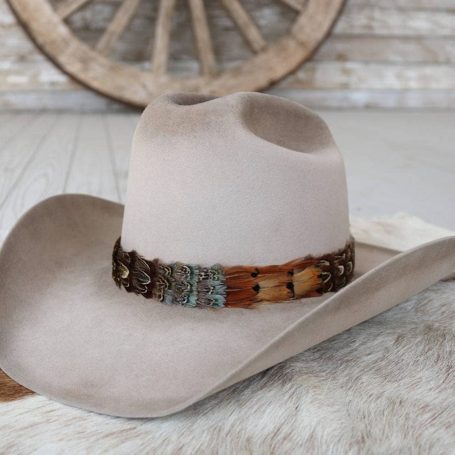 Shikoba Feather Hat Band