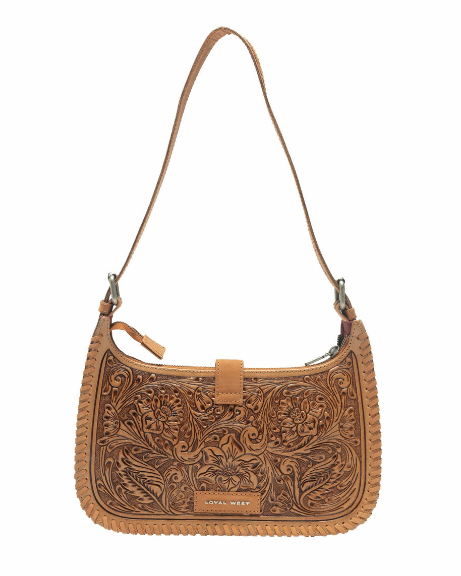 Loyal West Dannia Purse, Large, Saddle Brown