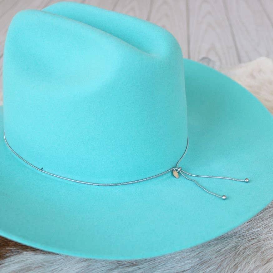 Silver Snake Chain Hat Band