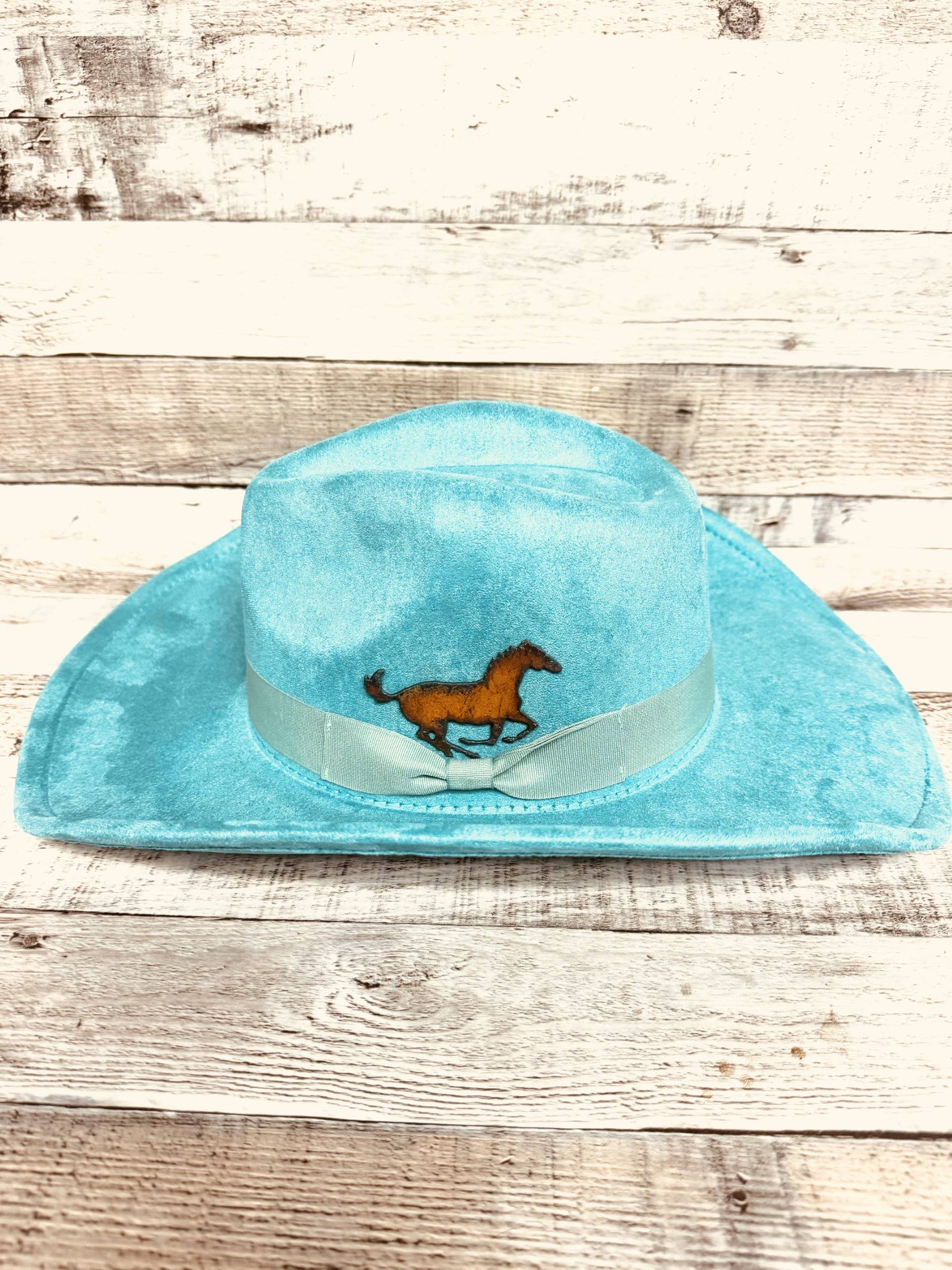 Horse Running Rustic Western Metal Hat Pin Hat Bar Gift