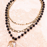 Hannah Necklace in  Tri-color