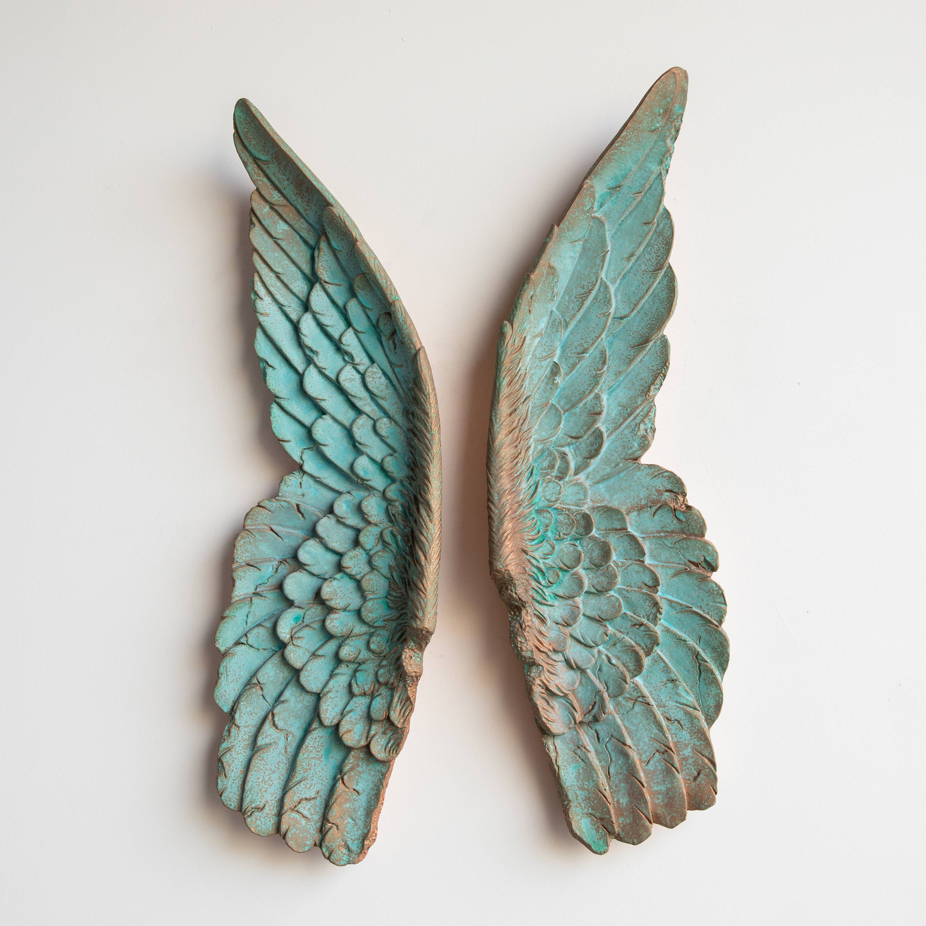Extra Large Angel Wings, Bronze Patina
