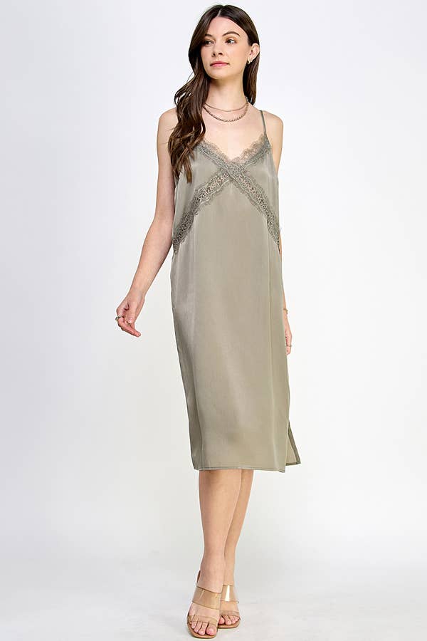 Satin Slip Dress
