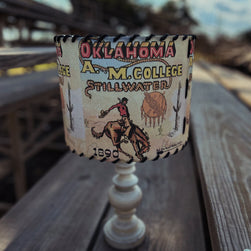 Oklahoma A&M Lampshade 1890 Oklahoma State