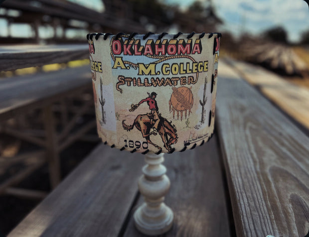 Oklahoma A&M Lampshade 1890 Oklahoma State