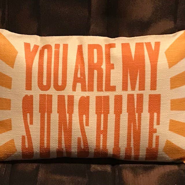 Hatch Show Print - You Are My Sunshine Pillow