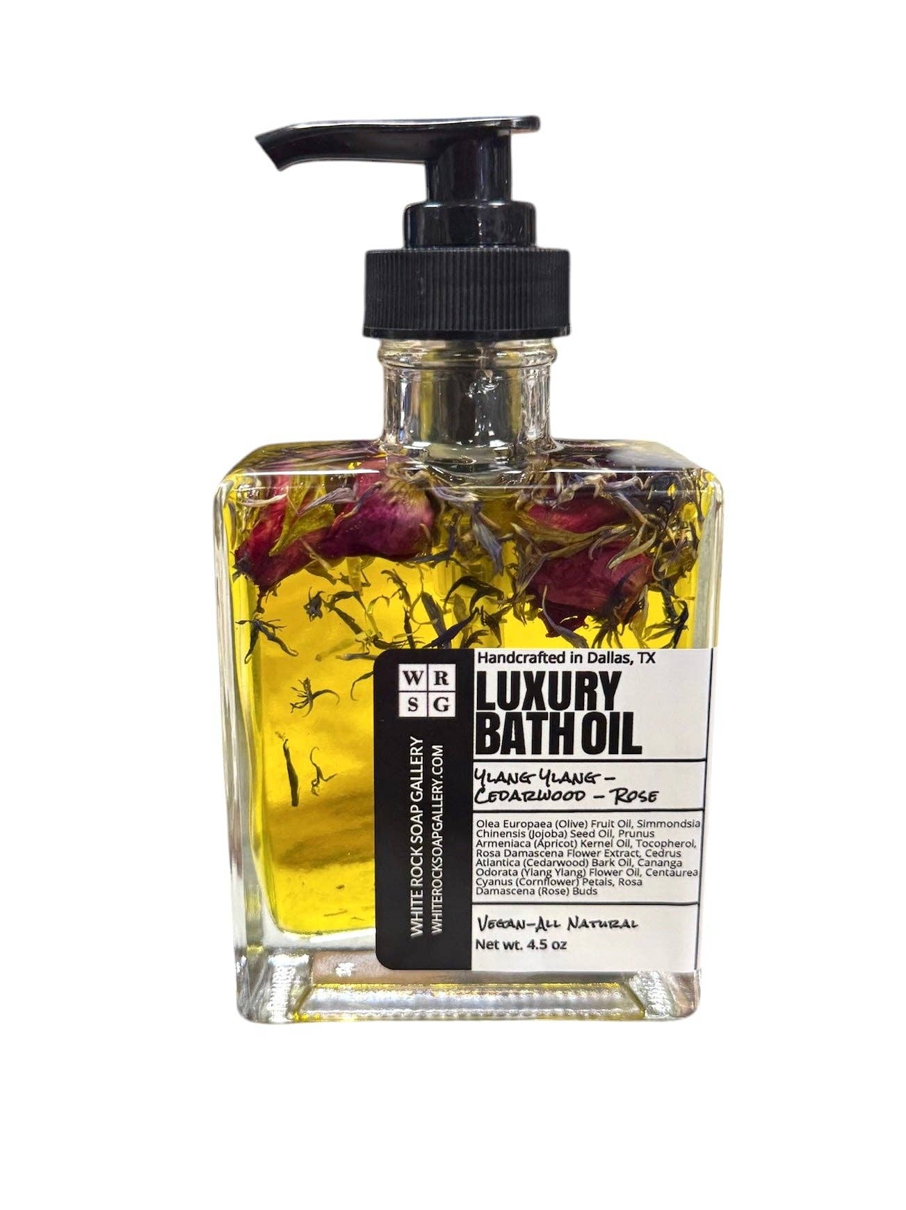 Luxurious Bath/Body Oil - Ylang Ylang Cedarwood & Rose