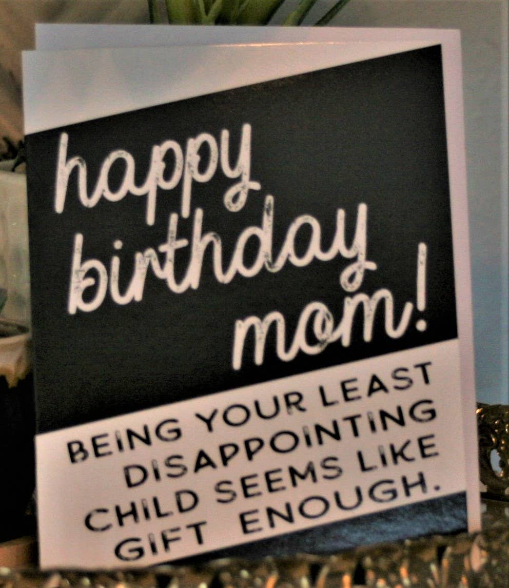 Happy Birthday Mom Greeting Card