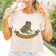 Rootin Tootin Toad Crop Top