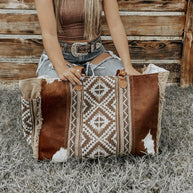 Cowhide Myra Weekender Bag