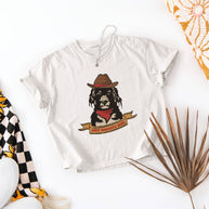 Hot Diggity Dog Cowboy Boxy Crop Top