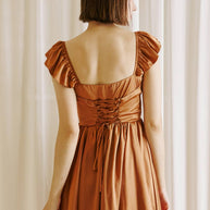 A-Line Mini Dress with Corset