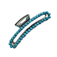 Western Turquoise Stone Large Hair Claw