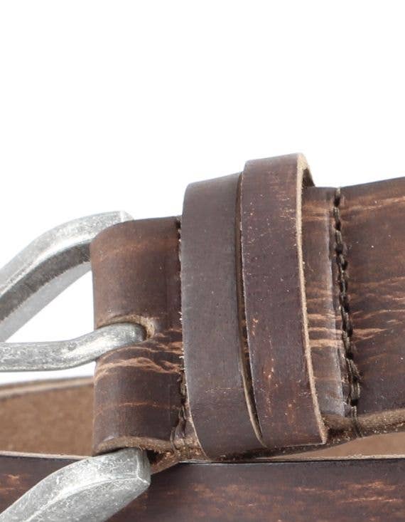 Double Loop Western Belt, Antique Buckle