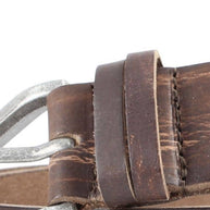 Double Loop Western Belt, Antique Buckle