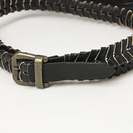 Black Leather Crossbody/Wallet