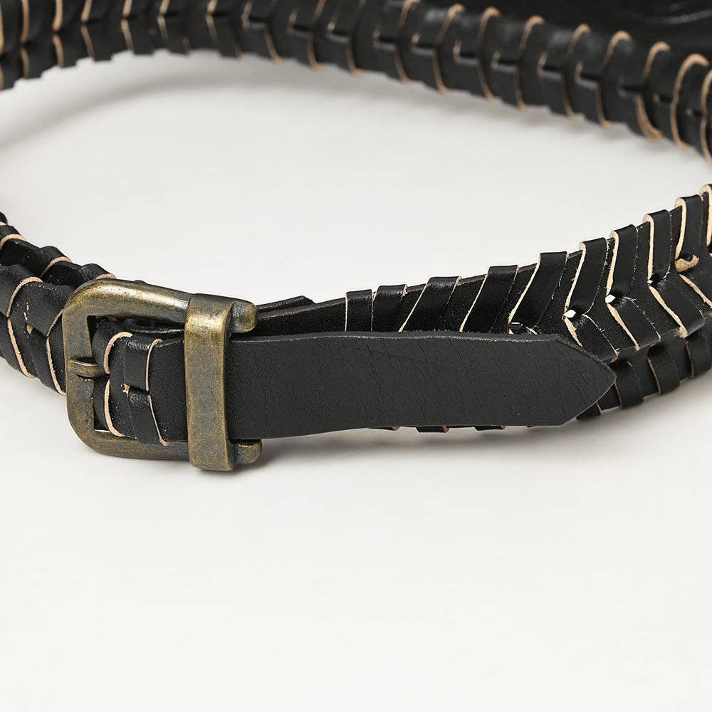 Black Leather Crossbody/Wallet