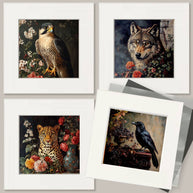 - Animal Kingdom Wall Art Prints in Art Nouveau Print