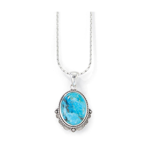 Sterling Silver Turquoise Portal Pendant