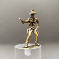 Cowboy Brass Figurine