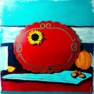 Metal Sunflower Frame with Magnet