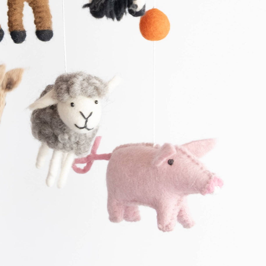 Baby Mobile - Farm/Red Barn