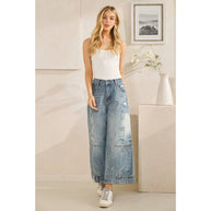 Upside Down Capri Jeans