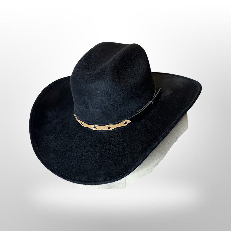 Vegan Suede Cowboy Hat 