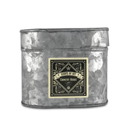 Country Roads Galvanized Oval Tin Soy Candle