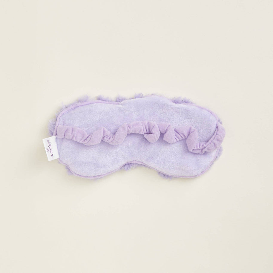 Curly Purple Warmies Eye Mask Wellness Emotional Wellbeing