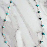 Laura Necklace- Turquoise