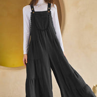 Tired Wide Leg Overall