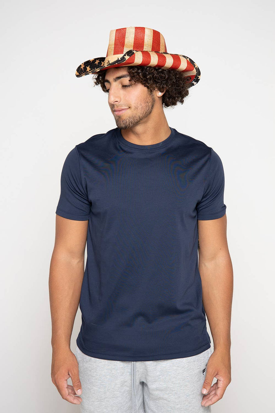Justice Straw Western Drifter Cowboy Hat