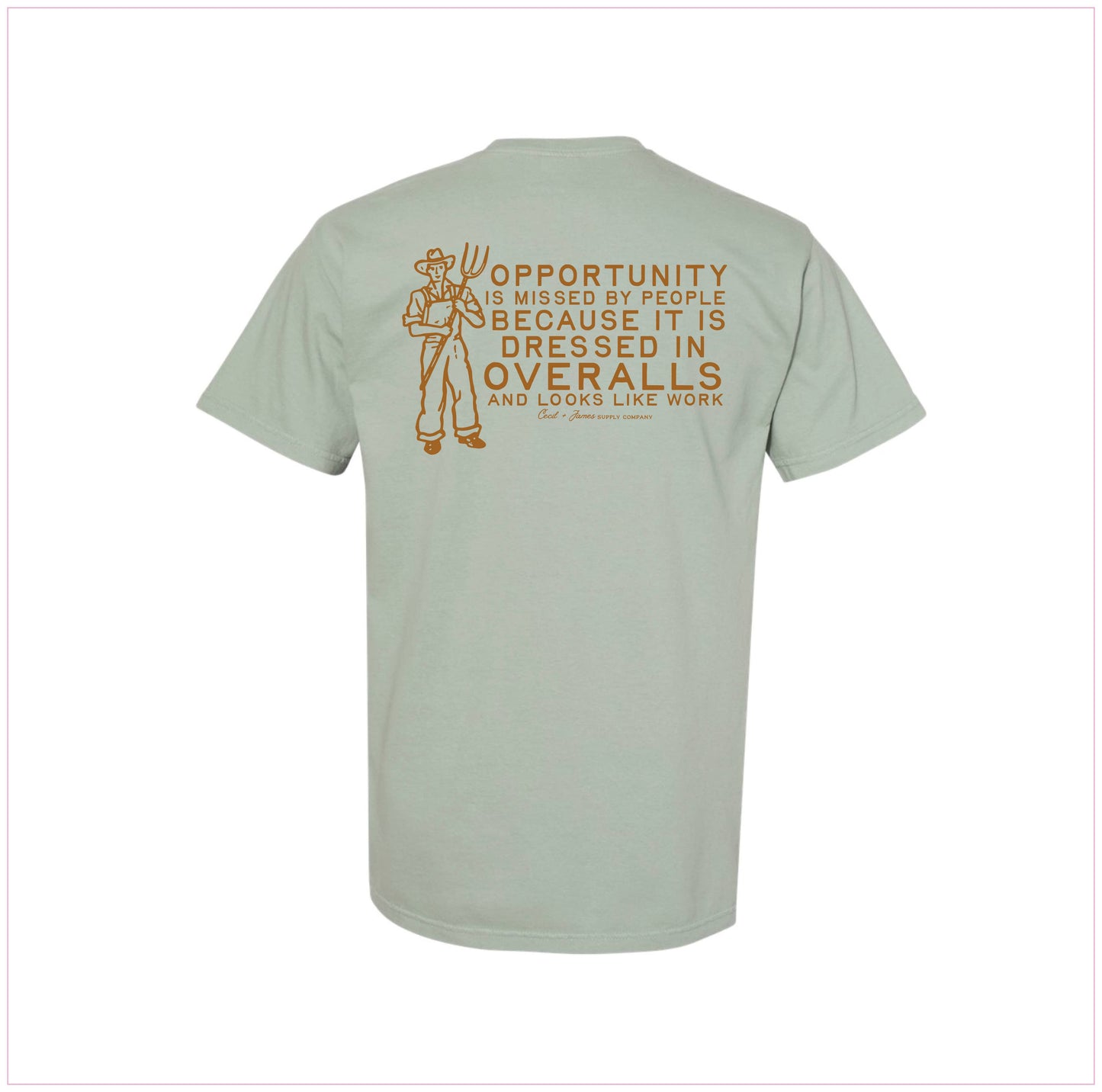 Opportunity and Overalls T-shirt