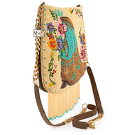 Hand-Beaded Cowboy Boots Crossbody