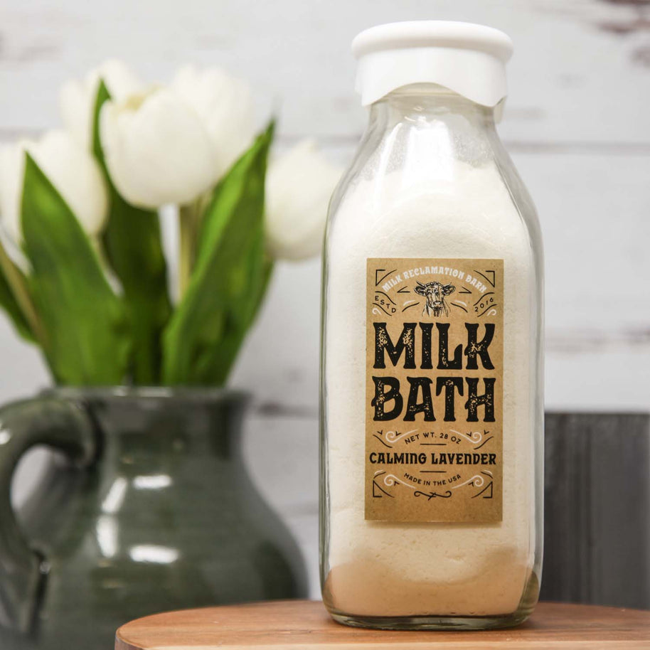 Milk Bath Soak 28 oz. - Lavender or Mint