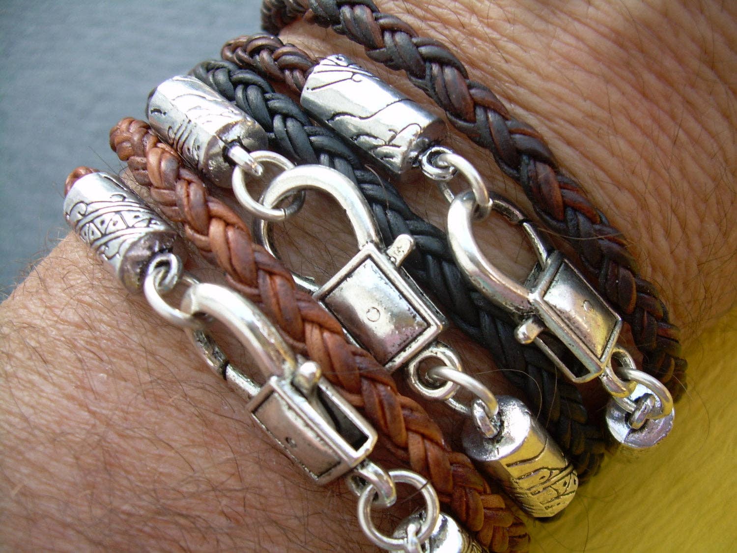 Braided Leather Bracelet